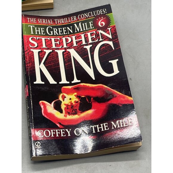 The green mile books Stephen King paperback 1996 English 3 books READ - Picture 4 of 11